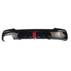 Πίσω Διαχύτης Diffuser BMW 3 (E92, E93) (2006-2013) με LED Φωτισμός Μαύρο Γυαλιστερό Διπλή Έξοδος