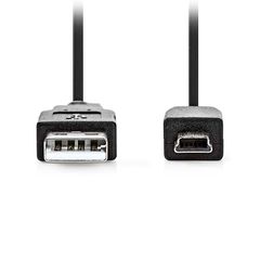 NEDIS CCGL60300BK20 CABLE USB-A M TO MINI USB-B M BLACK 2m