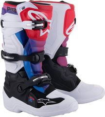 Μπότες Μηχανής Παιδικές Off Road ALPINESTARS  Youth Tech 7S Boots Άσπρες-Μπλε-Κόκκινες