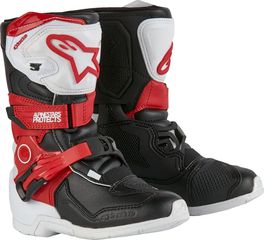 Μπότες Μηχανής Παιδικές Off road ALPINESTARS  Kids Tech 3S Boots Μαύρες-Κόκκινες