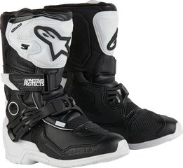 Μπότες Μηχανής Παιδικές Off Road ALPINESTARS  Kids Tech 3S Boots Μαύρο-Ασπρο