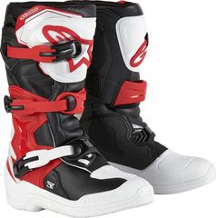Μπότες Μηχανής Παιδικές Off Road  Youth Tech 3S Boots Μαύρο-Κόκκινο