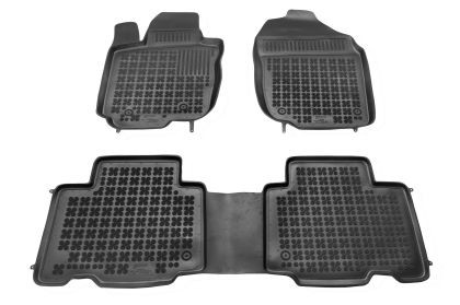 Λαστιχένια πατάκια TOYOTA Rav4 III (2005-2013) - for American version - τύπου σκαφάκι - 3τμχ., Rezaw Plast
