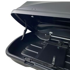 Μπαγκαζιέρα οροφής Junior Xtreme 2 195x78x39cm με διπλό άνοιγμα και κλειδί, 445 λίτρα - μαύρη-thumb-10