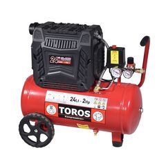 ΑΕΡΟΣΥΜΠΙΕΣΤΗΣ OILFREE ΧΑΜΗΛΟΥ ΘΟΡΥΒΟΥ (SEMISILENT) 24Lt 2,0Hp TOROS 602048 602048