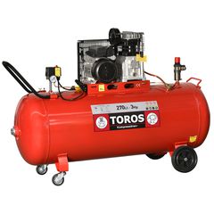 ΑΕΡΟΣΥΜΠΙΕΣΤΗΣ ΜΕ ΙΜΑΝΤΑ 270LIT/3HP 230V TOROS 602041 602041