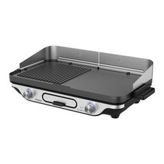 Primo Μπάρμπεκιου PRBQ-40498 Επιτραπέζιο 2400W Με κάλυμμα αέρα 52.2X30.4εκ. Μαύρο/Inox