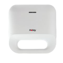 Ηobby Τοστιέρα HSM-40450 2 Θέσεων Αντικολλητικές Γκριλ Πλάκες 750W Λευκή