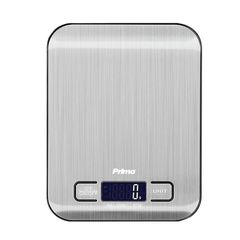 Primo Ζυγαριά Κουζίνας PRKS-40469 Ψηφιακή 5Kg-1g Φωτιζόμενη οθόνη Inox
