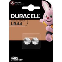 DURACELL Μπαταρία (LR44) Κουμπί Αλκαλικό (2 μπαταρίες / blister) 1,55V