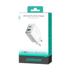 Joyroom Ταξιδιωτικός Φορτιστής C+U.PD 30W, QC 3.0, SSFC, Λευκό (JR-TCF15)