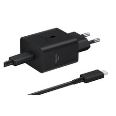 Φορτιστής ταξιδίου Samsung 45W με καλώδιο Type-C σε Type-C (1,8m), PD3.0, PDO/PPS, Black EU (EP-T4511XBEGWW)