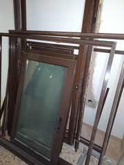 Παράθυρα αλουμινίου καφέ-thumb-1
