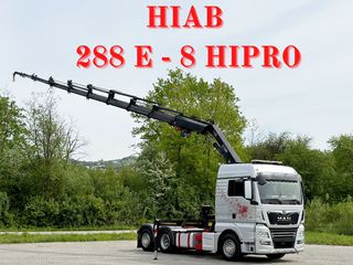 Γερανοί - Φορτηγά Με Γερανό MAN 2018 TGX 26.500 * HIAB 288 E - 8 HIPRO + ΤΗΛΕΧΕΙΡΙΣΤΗΡΙΟ