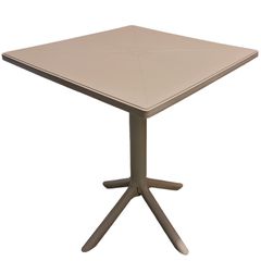 Τραπέζι Κήπου ArteLibre NAIDA Cappuccino PP 60x60x75cm