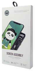 TW INCELL LCD για iPhone 12/12 Pro, camera-sensor ring, earmesh, μαύρη-thumb-1