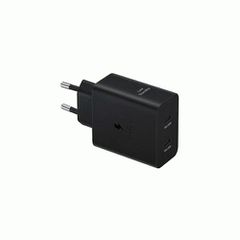 Samsung Travel Charger Duo 50W EP-T5020 με καλώδιο Type-C σε Type-C (1,8m) Μαύρο EU (EP-T5020XBEGEU)