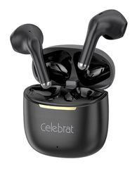 CELEBRAT earphones με θήκη φόρτισης W79, True Wireless, 13mm, 30/300mAh, μαύρα