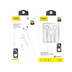 FONENG T28 Wired Earphones Lightning με Μικρόφωνο 1.2M - White