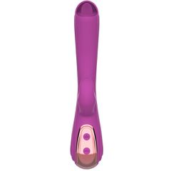 Leila Rabbit Vibrator, Vibrating, Silicone, USB, Purple,-thumb-3