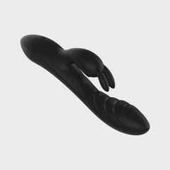 Lucky Rabbit Vibrator, 10 Vibration Modes, Liquid Silicone, USB,-thumb-1