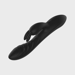 Lucky Rabbit Vibrator, 10 Vibration Modes, Liquid Silicone, USB,-thumb-4