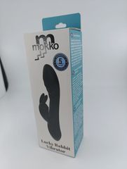 Lucky Rabbit Vibrator, 10 Vibration Modes, Liquid Silicone, USB,-thumb-7