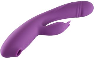 Triple Delight Vibrator, 10 Vibration Modes, 5 Suction Modes, Si-thumb-1