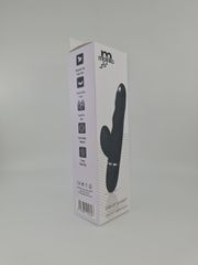 Great Rabbit Vibrator, 10 Vibration Modes, Silicone, USB, Black,-thumb-2