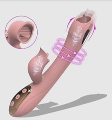 Bunny Vibrator with Electrostimulation, 10 Vibration Modes, 10 L
