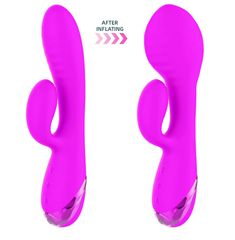Rabbit Inflatable Sahara Vibrator, 10 Vibration Modes, Silicone,-thumb-1