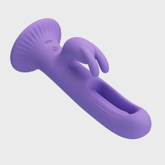 Rabbit Killmoulis Vibrator with Suction Cup, 12 Vibration Modes,-thumb-3