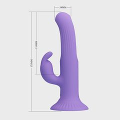 Rabbit Killmoulis Vibrator with Suction Cup, 12 Vibration Modes,-thumb-5