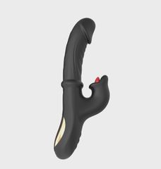 Power Rabbit Vibrator, Multiple Stimulating Functions, Silicone,-thumb-1