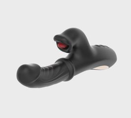 Power Rabbit Vibrator, Multiple Stimulating Functions, Silicone,-thumb-6