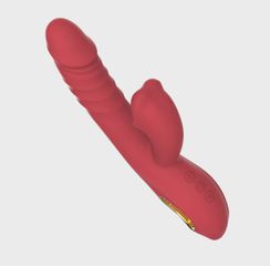 Thrusting Rabbit Vibrator, 10 Vibration Modes, 5 Thrusting Modes-thumb-10