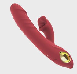 Thrusting Rabbit Vibrator, 10 Vibration Modes, 5 Thrusting Modes-thumb-2