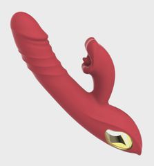 Thrusting Rabbit Vibrator, 10 Vibration Modes, 5 Thrusting Modes