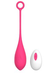 Vibrating Egg Belle, 10 Modes, Silicone, USB, Pink, 20.4 cm