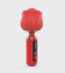 Mini Massage Vibrator Luxury Bloom, 9 Vibration Modes, LCD Displ-thumb-1