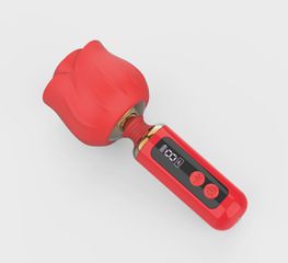 Mini Massage Vibrator Luxury Bloom, 9 Vibration Modes, LCD Displ-thumb-3