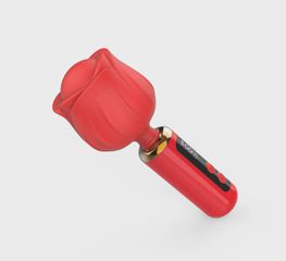 Mini Massage Vibrator Luxury Bloom, 9 Vibration Modes, LCD Displ-thumb-4