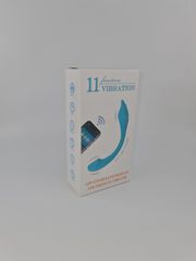 Flexi Stimulator, Bluetooth Control, Free App, Silicon, USB, Blu-thumb-1