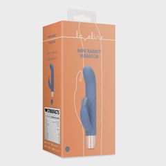 Mini Rabbit Vibrator, 10 vibration Modes, Silicone, USB, Blue,-thumb-7