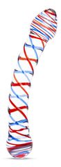 Dildo Swirl Double Head, Glass Premium, 20 cm, Passion Labs, Gla