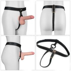 Rebellion Reign Strap-On Harness, Black-thumb-1
