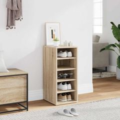 vidaXL Παπουτσοθήκη Sonoma Δρυς 31,5 x 35 x 70 εκ. από Επεξ. Ξύλο
