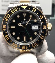 Rolex GMT-Master II 116713LN two tone 18k yellow gold 904L full steel superclone 3186 chs