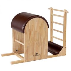 Pegasus Pilates Ladder Barrel Oak-thumb-1