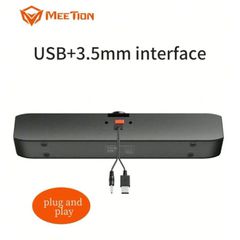 Meetion SP1001 Ηχείο (3.5mm + USB)-thumb-2
